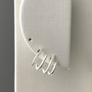 Brinco Ear Jacket Cravejado - Imagem 4