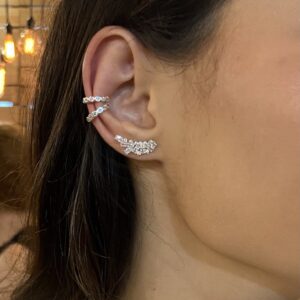 Brinco Ear Cuff Zircônias - Imagem 2