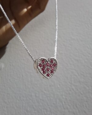 Colar Coração Crav Galeria Rubi