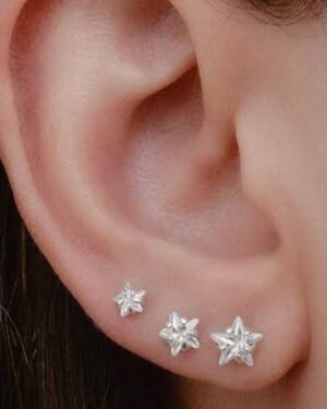 Trio Estrelinhas Zircônias