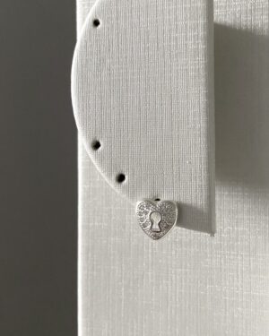 Brinco Coração Fechadura