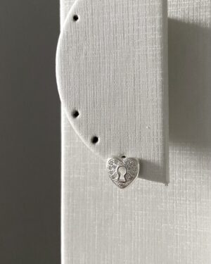 Brinco Coração Fechadura