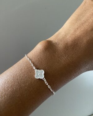 Pulseira Trevo Cravejado