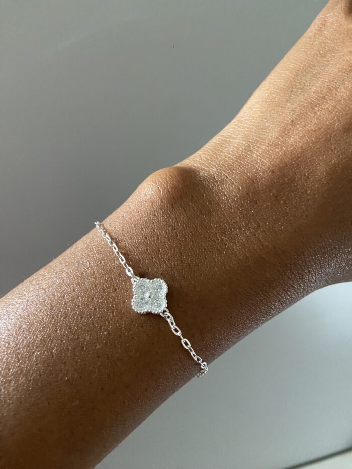 Pulseira Trevo Cravejado