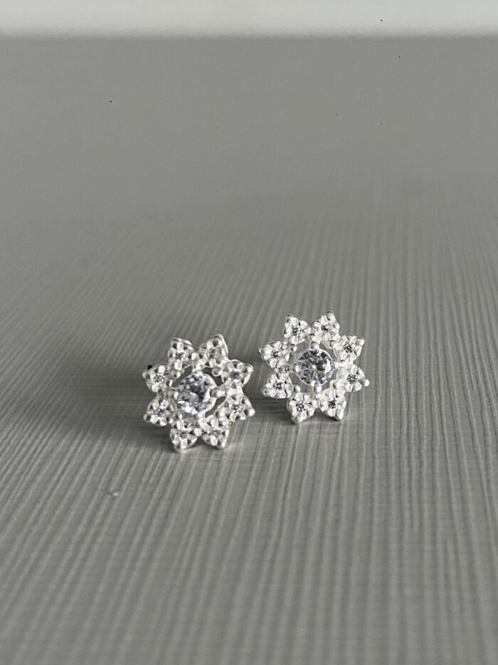 Brinco Flor Zirconia - Image 3