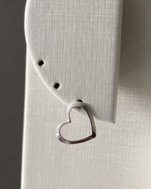 Brinco Coração Vazado M