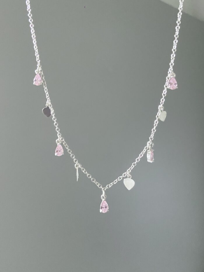 Chocker Coração e Gota Rosa - Image 3