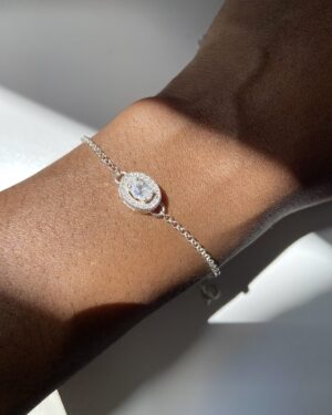 Pulseira Ponto de Luz Crav Oval