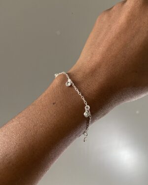 Pulseira Zirconias Penduradas Cristal