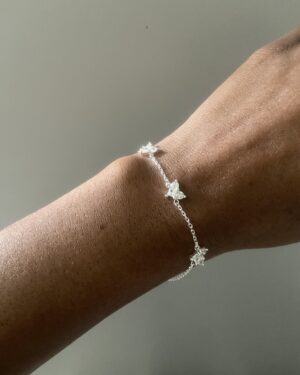 Pulseira Três Corações Zircônia