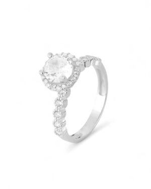 Anel Solitário Jade