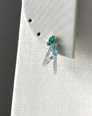 Brinco Ear Jacket Verde