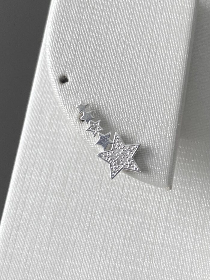 Brinco Ear Cuff 5 Estrelas