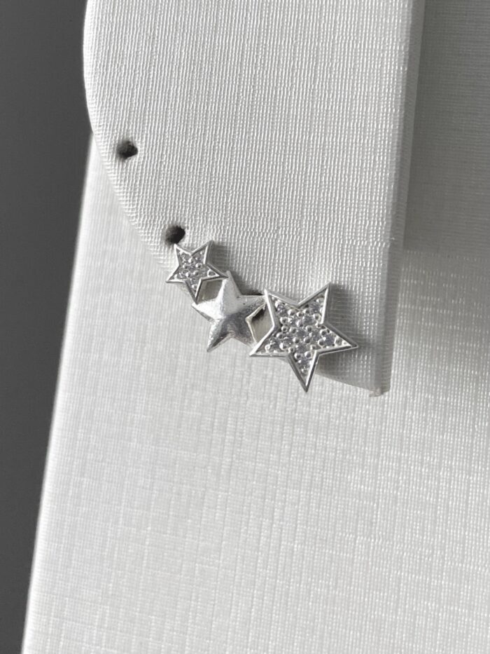Brinco Ear Cuff 3 Estrelas