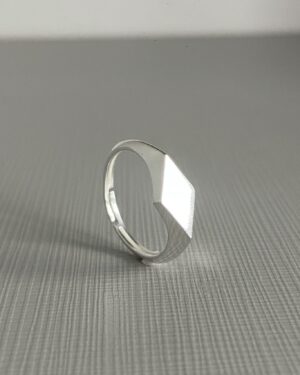 Anel Dedinho Losango