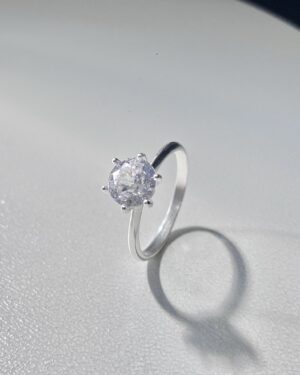 Anel Solitáriio 7mm