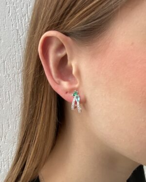 Brinco Ear Jacket Verde