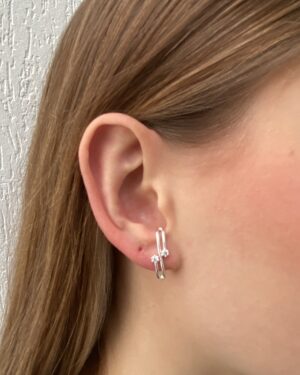 Brinco Ear Hook Dois Pontinhos