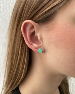 Brinco Gota Fusion Verde