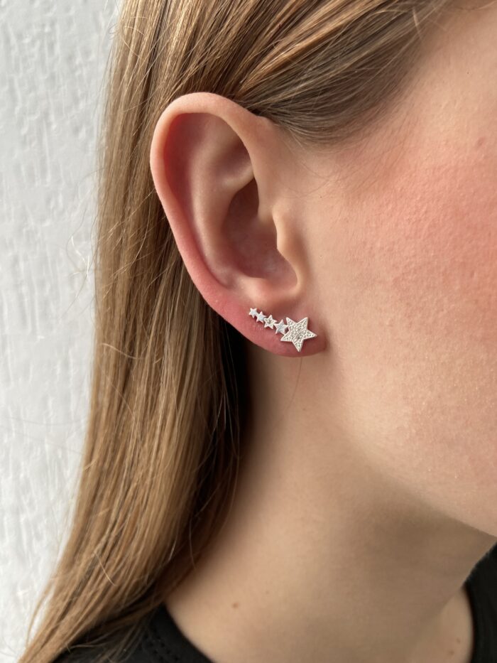 Brinco Ear Cuff 5 Estrelas - Imagem 3