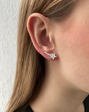 Brinco Ear Cuff 5 Estrelas