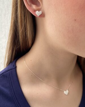 Brinco Coração Bruna