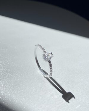 Anel Gotinha Cristal