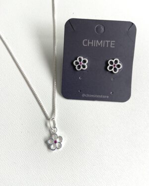 Conjunto Florzinha Rosa Infantil