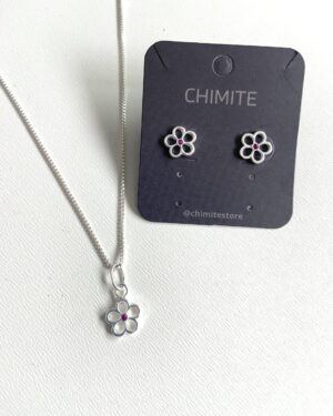 Conjunto Florzinha Rosa Infantil