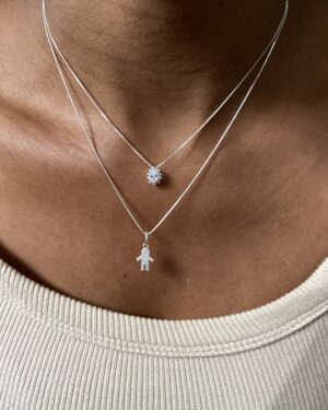 Colar Menino Zirconia