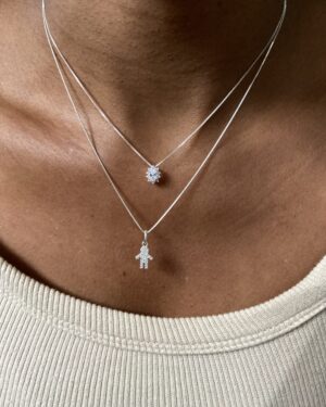 Colar Menino Zirconia