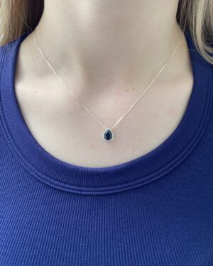 Colar Gota Preta