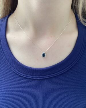 Colar Gota Preta