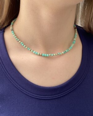 Colar Abalone Natural Azul