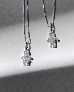 Colar Menina Zirconia