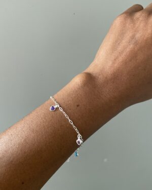 Pulseira Corações Coloridos