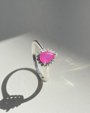 Anel Gota Crav Fusion Pink