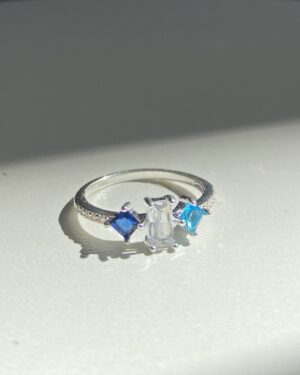 Anel Degrade Azul