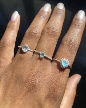 Anel Gotinha Azul