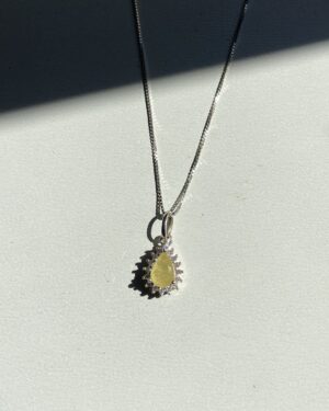 Colar Gota Crav Fusion Amarelo