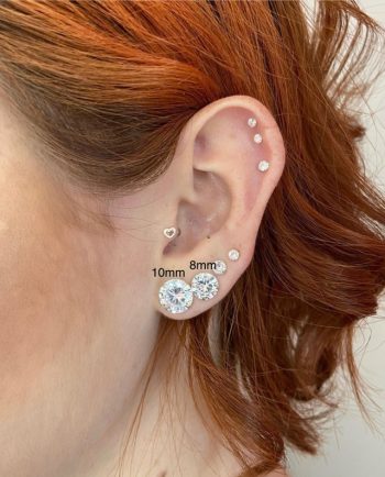 Brinco Ponto de Luz 8mm